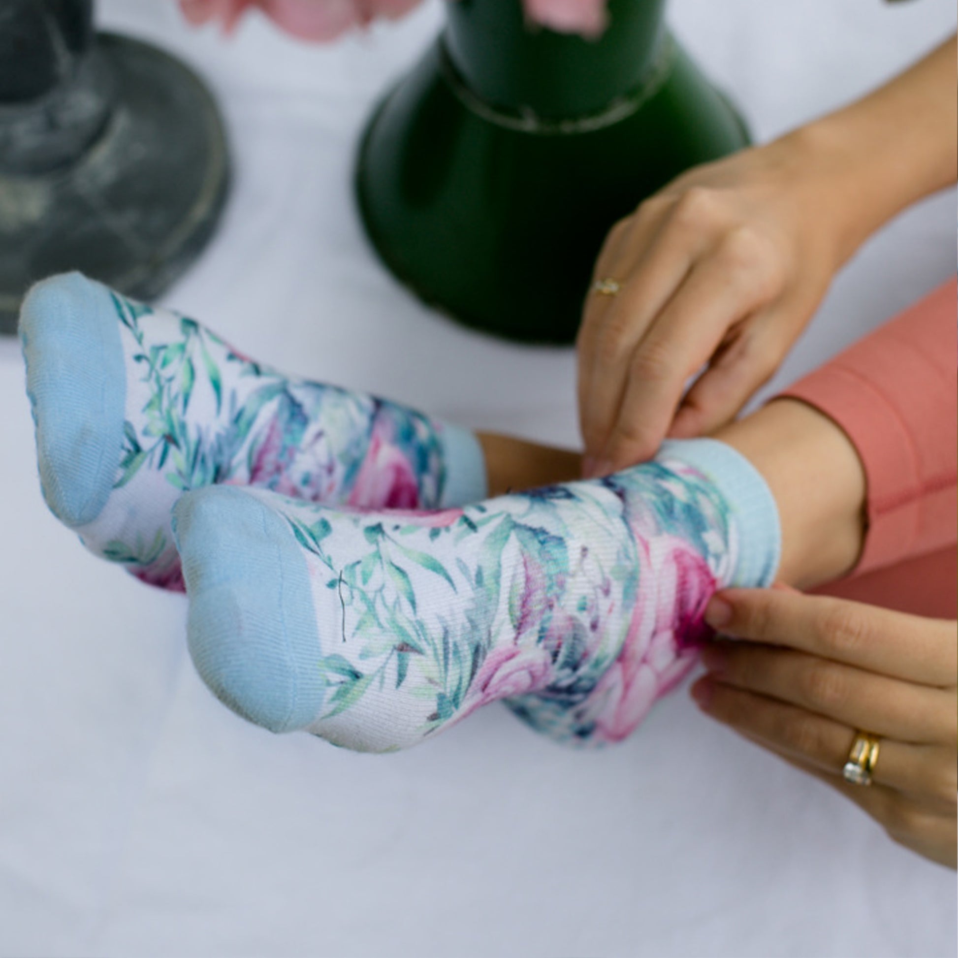 non-slip grip socks for pilates - sock it and co
